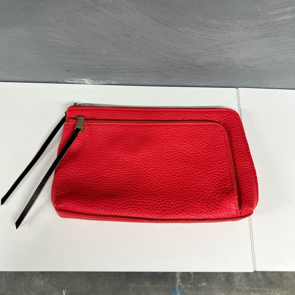 Pink Double Pouch Clutch